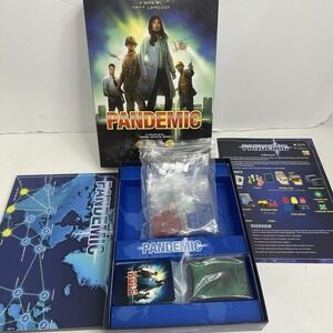 Z-Man Games‎ Pandemic Board Game by Matt Leacock Complete Award Winning
